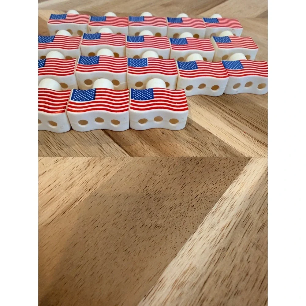 18PC American Flag String‎ Light Covers Patriotic Fourth of July Decor
